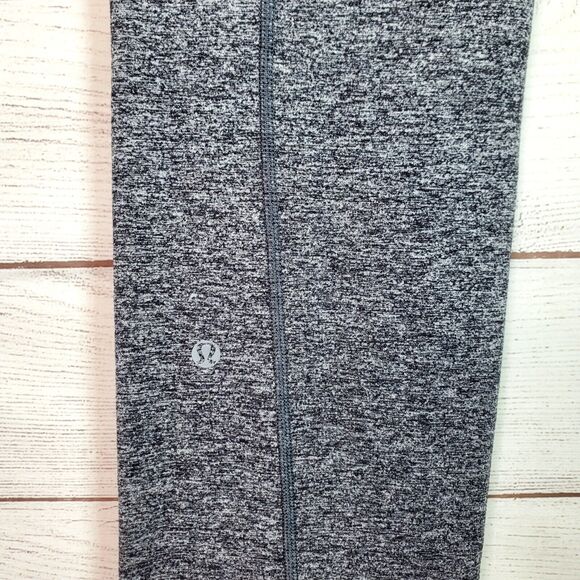 Lululemon Straight-Up Pant Full-On Luon Heathered Deep Coal Gray Women's Sz 4 - Picture 6 of 8